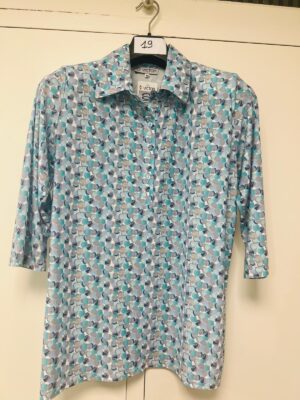 victor abstract print casual shirt