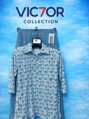 victor collection women’s printed co ord set