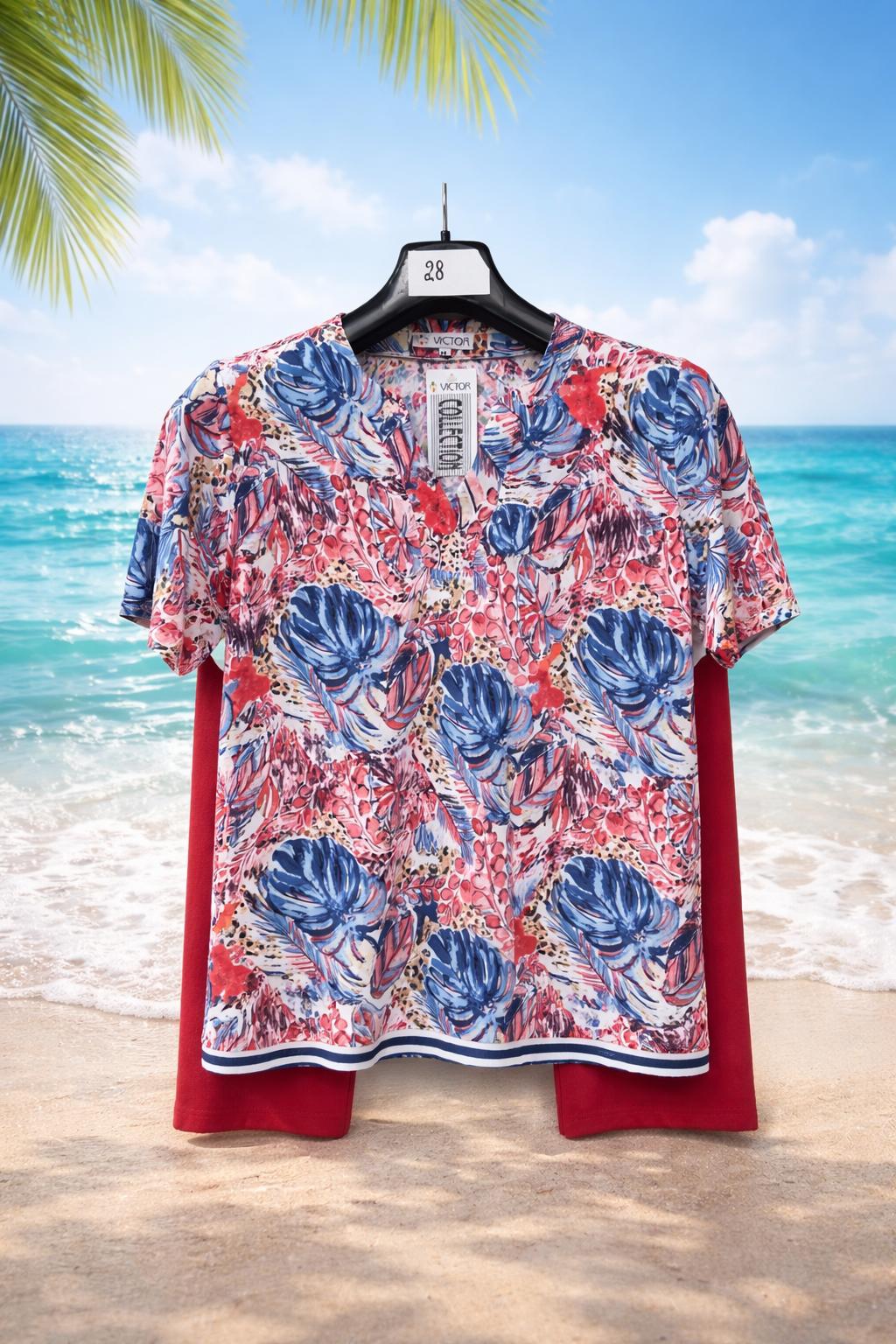 victor collection women’s tropical printed co ord set victor collection women’s tropical printed co ord set