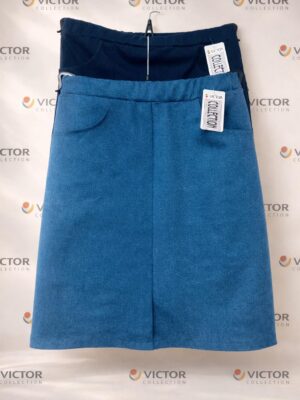 women's casual elastic waist skirt
